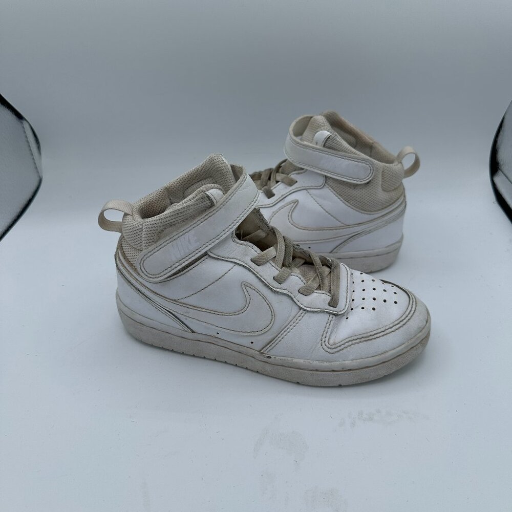 Nike Kids' Court Borough Mid 2 Sneakers White Size 13C